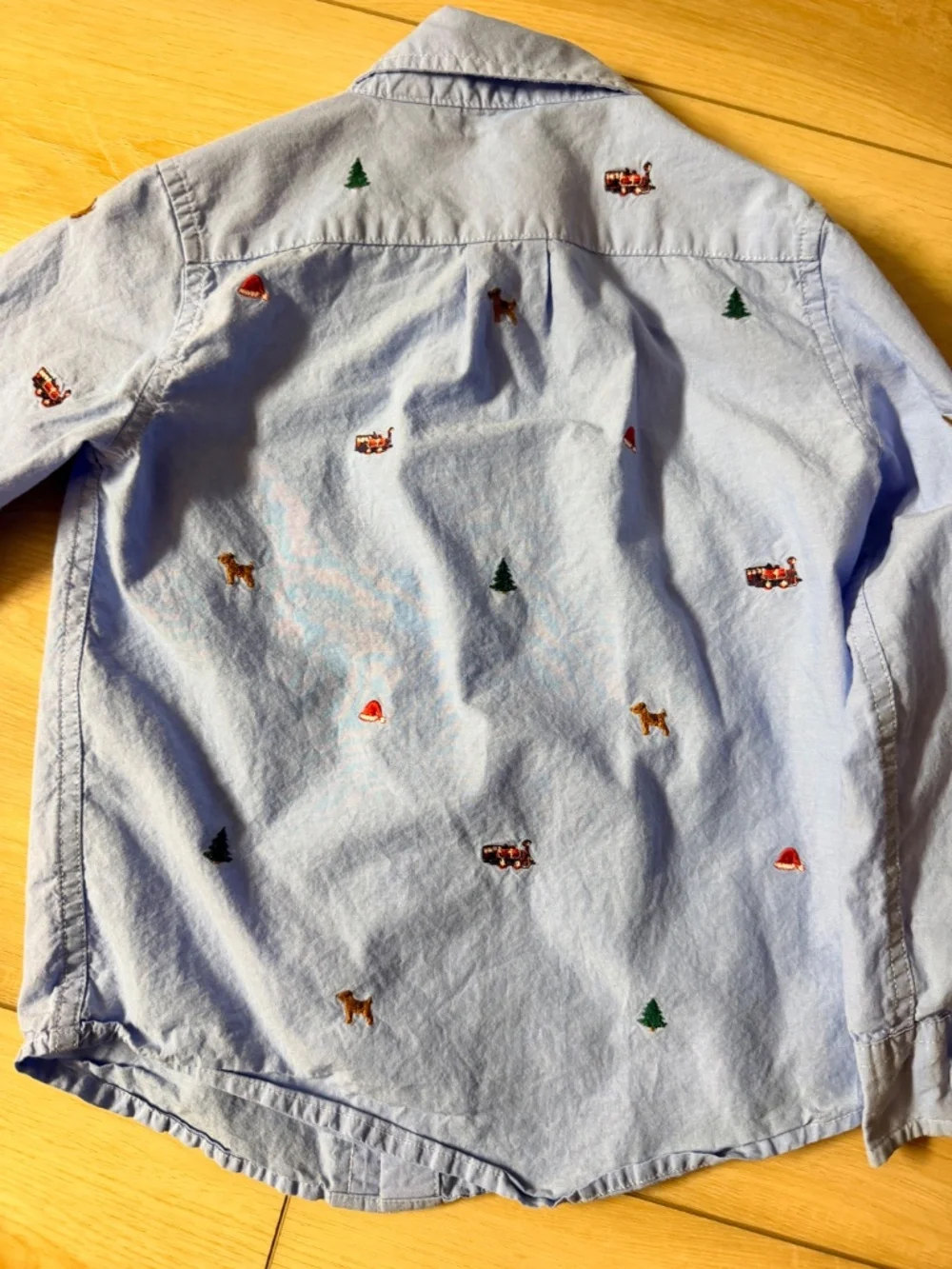 Janie and Jack Christmas button up